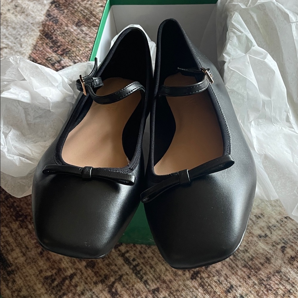 JCREW QUINN BALLET - Black Mary Jane Flats